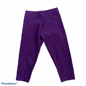 Primary Purple Capri Leggings Girls 12